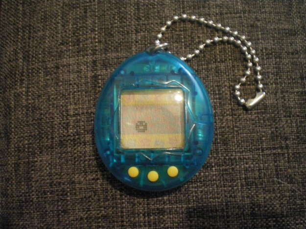 You woke up and checked your Tamagotchi. Rise and shine little guy!