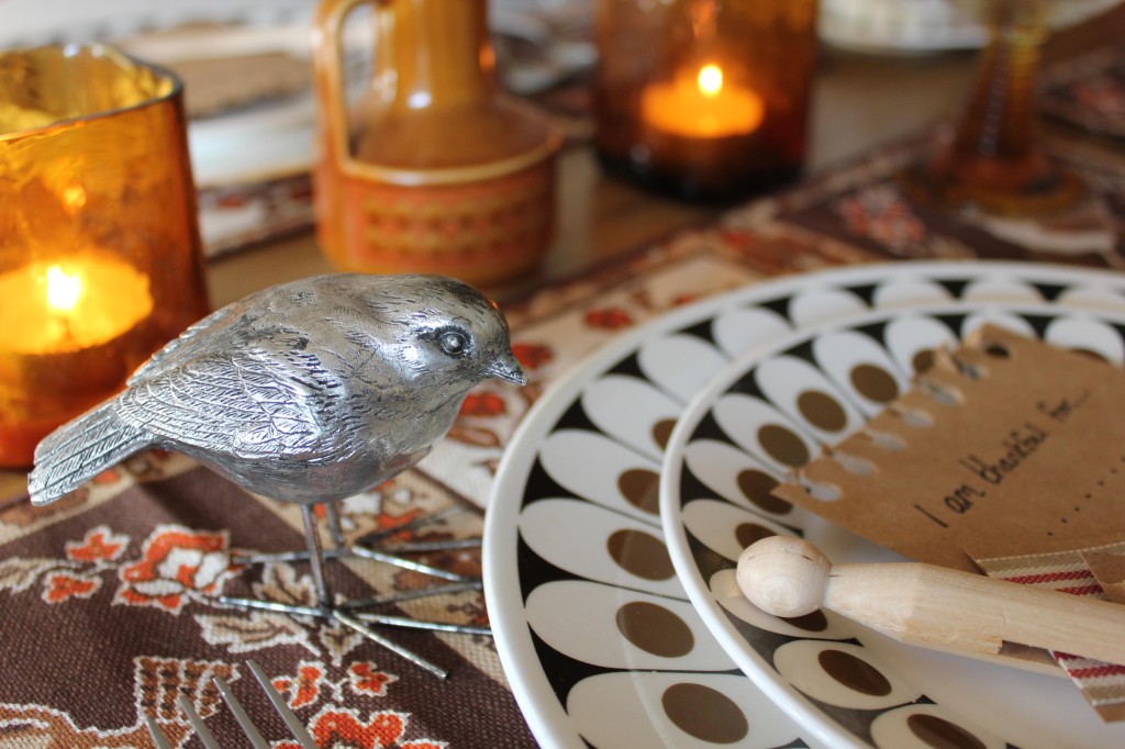 thanksgiving meal place settings